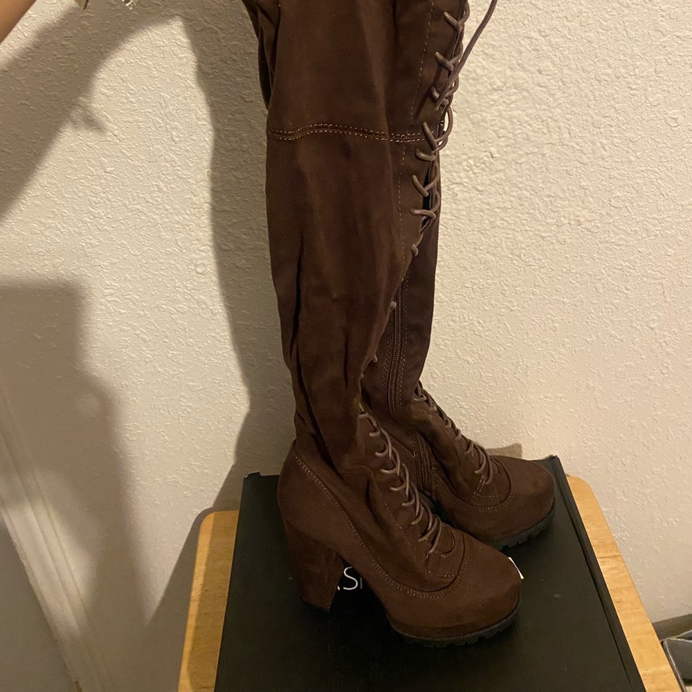 Fashion Nova Thigh High Boots